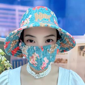 TEMU 십대, 성인, 여성을 위한 버킷햇, 야외, 그늘막, 안면 마스크 착용에 적합. 봄 여름 야외 해변 활동, 데일리웨어, 선물용으로 이상적