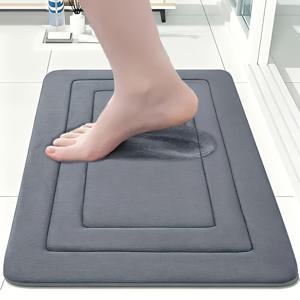 TEMU 기하학적 패턴, 부드럽고 피부 친화적, 욕실 용품, 욕실 미끄럼 방지 매트, 욕실 바닥 매트, 세탁기 사용 가능, 샤워실, 욕실 입구, 침실, 방 장식에 적합