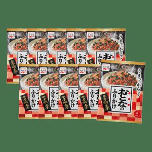 TEMU 나가타니엔 오토나노 후리가께 카라시멘타이코(매운명란맛) 6.8g x 10개
