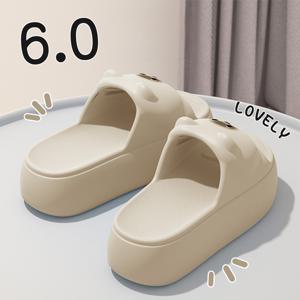 TEMU EVA 플랫폼 슬리퍼, 1개 슬립온 스타일, 편안하고 내구성이 뛰어나며 스타일리시함. 캐주얼하고 우아하며 가볍고 편안한 이 슬리퍼는 야외 활동, 해변 나들이, 바닷가 산책, 쇼핑, 여가 활동, 파티, 가정용으로 완벽한 여성 신발