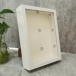 TEMU 1개 shadow box 사진 액자 장식품, 깊이 3Cm 나무 액자 8X8인치, 투명 아크릴 표면 먼지 방지 및 간편한 청소, 3D 작품 전시용, 북유럽 스타일 기념품 보관 액자, 다양한 색상 옵션