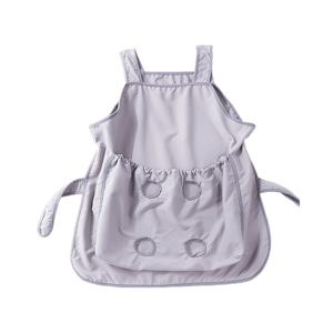 TEMU 듀얼 발톱 구멍 2-in-1 고양이 쓰다듬이 앞치마, 작은 고양이 침대로 사용 가능, 민소매 홀터넥 고양이 껴안기 보호복, 스크래치 방지 및 고양이 털 방지, 고양이를 달래는 통기성, 보관용 접이식, 소형~중형 고양이용, 집에서 쓰다듬을 때 지저분함을 방지하기 위한 고양이 집사용 펫 케어 턱받이