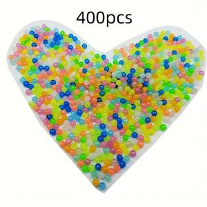 TEMU 400개 6mm 아크릴 야광 멀티컬러 스파터링 비즈, 장식 비즈, 팔찌, 목걸이, 펜던트, 크리스마스 장식, 주얼리 제작, 소규모 사업 용품 및 기타 공예품, 공예, 재봉 용품
