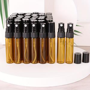 TEMU 50개 5ml 미니 유리 스프레이 병, 미세 연기 여행 분사기, 휴대용 향수/향수/입술 크림/태양CREEN 병, PVC 무료, 메이크업 및 화장품용
