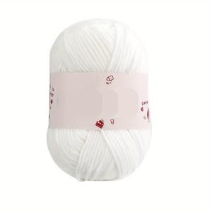 TEMU (50G/롤) 모이 리틀 A 3mm 미세 아이스 스틱 얀 롤, 부드럽고 섬세함, 가방, 코트, 모자, 신발 및 다양한 수공예, 홈웨어 뜨개질용