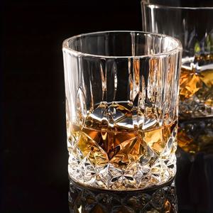 TEMU 2개입 - 210ml 유리 - 휘스키 글라스, 브랜디 글라스, 물 글라스, 외국산 와인, 맥주, 주스, 음료수에 적합, 가족, 바, 커피숍, 파티, 선물 등 다양한 장면에 적합