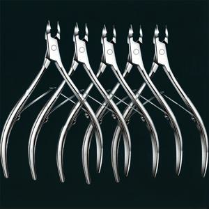 TEMU 큐티클 니퍼 5종 세트, 외부 포장은 랜덤 발송, 날카로운 스테인리스 스틸 날의 각질제거용 플라이어, 두꺼운 손톱에 적합, 듀얼 스프링 설계의 매니큐어 도구, 페디큐어 네일 도구, 남성 및 여성용