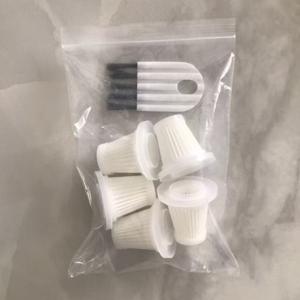 TEMU 무선 핸디형 진공 청소기용 5개 교체 필터 및 1개 청소 브러시. 세척 및 재사용 가능한 필터 세트는 설치가 용이하며 대부분의 브랜드에 적합하여 차량 및 휴대용 진공 청소기에 이상적인 액세서리입니다.