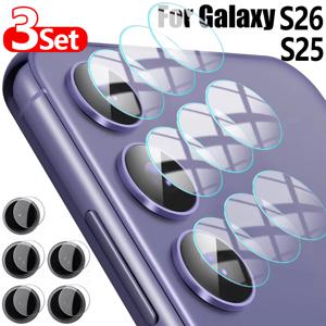 TEMU 삼성 갤럭시 S26 울트라/S26+/S26/S25 울트라/S25+/S25/S24 울트라/S24+/S24/S23 울트라/S23+/S23용 HD 강화 유리 렌즈 필름 3세트, 9H 경도 스크래치 방지, 높은 투명도, 케이스 호환, 패셔너블한 휴대폰 액세서리