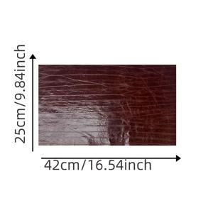 TEMU 빈티지 다크 브라운 식물탈색 오일왁스 천연소가죽 0.6mm 두께, 마우스패드, 데스크탑 패드, 장식용 그림용으로 사용 가능, 귀걸이, 가방, 휴대폰 케이스, 지갑, 핸드백, 신발, 클러치백, 수제 다이어리, 의류, 의류 장식, DIY 수공예품, 헤어 액세서리 DIY 프로젝트 등에 적합