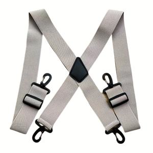 5.0cm 폭 헤비듀티 회전형 대형 후크 버클 야외 스트랩 하중 지지 서스펜더 벨트