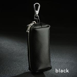 TEMU 정품 가죽 지퍼 키 케이스 홀더 키 정리함 동전 지갑, 아버지의 날을 위한 최고의 선물
