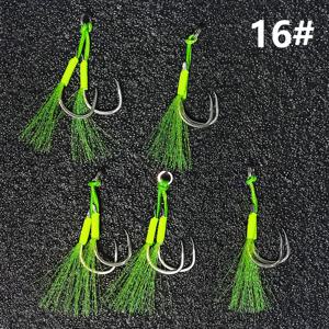 TEMU 5쌍 탄소강 이중 후크 낚시 바늘, 슬로우 쉐이크 후크, (블루 핑크 그린) 부식 방지, 역방향 스틱 보트 후크 포함, 바다 낚시, 트롤링 낚시, 낚시 장비 추가용