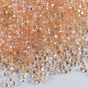 TEMU 3mm 수지 투명 눈부신 컬러 AB 스몰 워터 드릴 베어 드릴팁 바텀 워터 드릴 DIY 네일 연장용