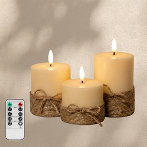 TEMU LED 전자 캔들 조명 3개 세트, 현실적인 깜빡이는 불꽃 없는 불꽃, 가정 장식용, 안전하고 사용하기 쉬움, 결혼식, 파티, 로맨틱한 행사에 이상적. 배송 시 배터리는 포함되지 않음