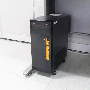 카멜마운트 이동식 데스크탑 PC 본체 거치대 바퀴 DH1