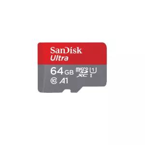 샌디스크 microSDXC Class10 ULTRA QUAB 64GB 마이크로SD카드 메모리카드 블랙박스 홈카메라 액션캠 휴대폰 口