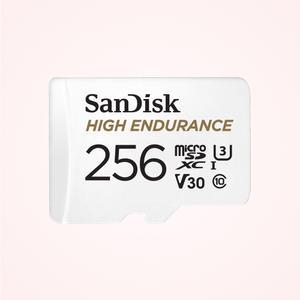 [샌디스크]MicroSDXC High Endurance 256G U3 4K V30 TLC QQNR ST1
