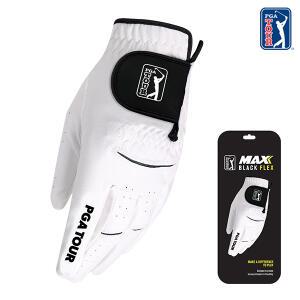 [PGA TOUR] 블랙 플렉스 남성 합피 골프장갑