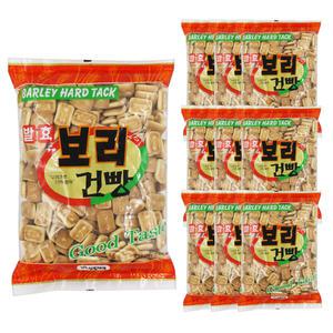 신흥제과 발효보리건빵 450g 10개 1박스 군대 과자