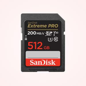 샌디스크 SDXC Extreme Pro SDXXD 512G Class10 UHS-I U3 V30 FREE SHIP ST1