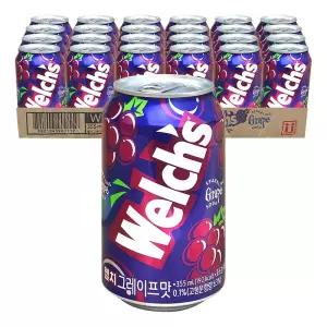 웰치스 포도맛 355ml 24개