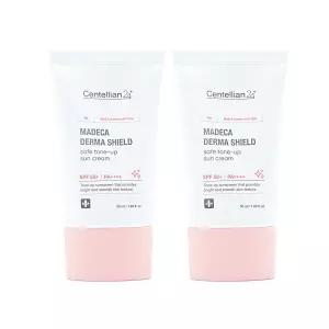 마데카 더마 쉴드 세이프 톤업 선크림 50ml (SPF50+) 2개
