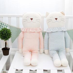 70cm 대형오가닉고양이 봉제인형 애착인형 역할놀이 대형인형 고양이봉제인형