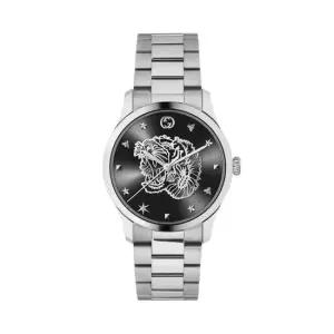 구찌 YA1264125 G타임리스 남녀공용 메탈 쿼츠 38mm