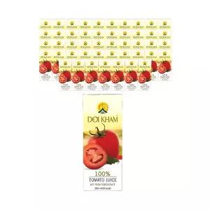 도이캄 토마토 100% 착즙 주스, 200ml, 48개