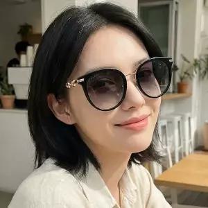 [구찌] 선글라스 GG1015SK 001 아시안핏 뿔테 블랙 라운드 명품
