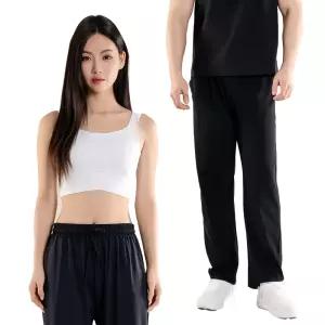 [1장+1장] 프리미엄 냉장고 팬츠 남녀공용 여름 기능성 시원한 밴딩바지 빅사이즈 4color M~2XL