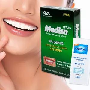 메디슨 화이트 셀프 치아 미백 패치 스티커 화이트닝 7일분 1개 TB