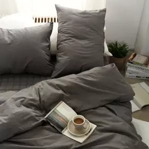 플레인 순면 이불커버 광목 30수 저자극 홑겹 사계절 4colors S D Q