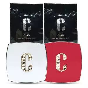 CLIO 최신상 클리오 올뉴 마그넷 쿠션팩트 본품1개+리필2개 - 케이스색상랜덤