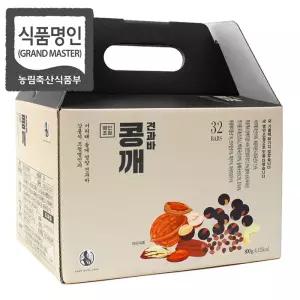 강봉석 명인조청 콩깨견과바 25gx32개입 / 10가지 하루견과 / 한과 강정바 명절선물세트 영양바 에너지바