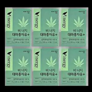 휴럼 비너지 대마종자유 플러스 1000mg x 30캡슐 x 6박스 // AO