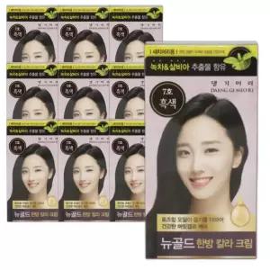 댕기머리 염색약 새치염색약 7호 10개