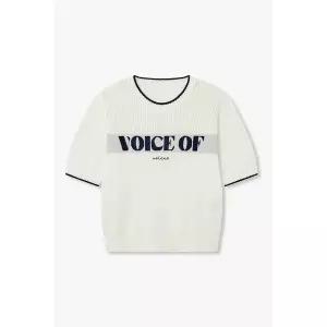 [VOV](김해점) 보브 레터링 자카드 니트 풀오버(7156250005)