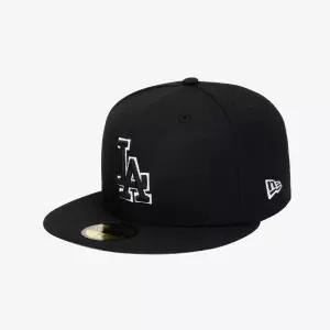 [뉴에라](김해점)MLB LA 다저스 베이직 아웃라인 피티드캡 블랙 11941970