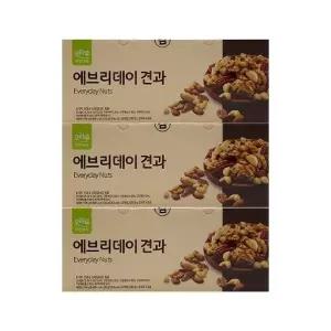 오하루 자연가득 에브리데이 견과 20g x 25개입 x 3박스