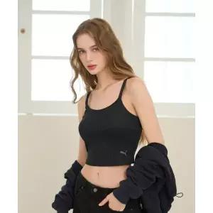 푸마 PUMA BODYWEAR 여성 드라이셀 골지 크롭 브라탑 PMFBTCP11-13 458539