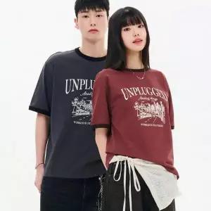 [체이스컬트] HC04 그래픽 반팔 티셔츠 링거 그래픽 반팔 티셔츠 FBZU5805C0R (S49209525)
