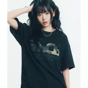 VENHIT MRT 카모 아플리케 반팔티