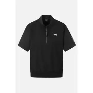 [PXG] 여성 타공 집업 숏 슬리브 BLACK PKMPW321821