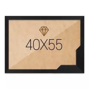 보석십자수 보석십자수액자 40x55 고급형 슬림 우드 블랙