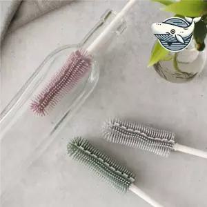 세척 좁은병 실리콘 클리너 패트병 오일병 병 씻는솔 입구좁은 세척솔 병세척 병닦는솔 텀블러 물병 솔