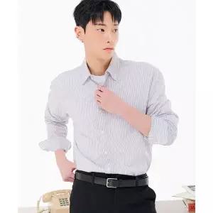 [하프클럽/체이스컬트]M 라이트 코튼 스트라이프 셔츠