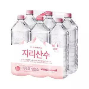 [아워홈] 지리산수 2Lx12개 무라벨 생수 샘물