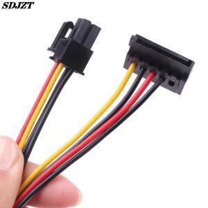 4핀-2 포트 HDD SSD SATA 전원 소켓 케이블 커넥터, HP 6000 컴퓨터 메인 보드 ATX PSU